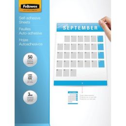 Fellowes 9" X 12" Self-adhesive Laminating Sheets 50 Pk