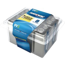 Rayovac Alkaline Batteries Reclosable Pro Pack (9v 8 Pk)