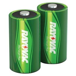 Rayovac Ready-to-use Rechargeable Nimh Batteries (d; 2 Pk; 3000mah)