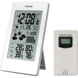 Taylor Digital Weather Forecaster With Barometer & Alarm Clock