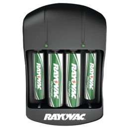Rayovac Value Charger With 2 Aaa & 2 Aa Ready-to-use Rechargeable Batteries