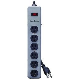 Cyberpower 6-outlet Essential Surge Protector (8ft Cord)