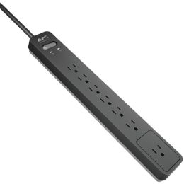 Apc By Schneider Electric 7-outlet Surgearrest Surge Protector 6ft Cord (black)
