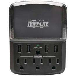 Tripp Lite Protect It! 3-outlet Personal Charging Station With 4 Usb Ports