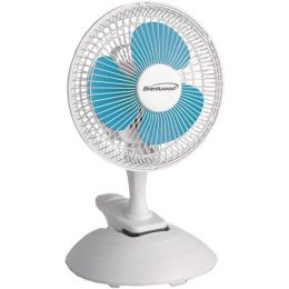 Brentwood Koolzone 6" Convertible Clip Desk Fan