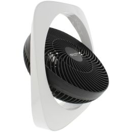 Comfort Zone 10" Square Turbo Fan (white And Black)