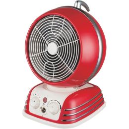 Optimus Retro Oscillating Fan Heater