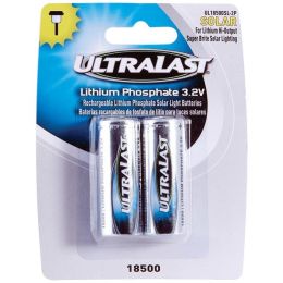 Ultralast Ul18500sl-2p 18500 Lithium Batteries For Solar Lighting 2 Pk