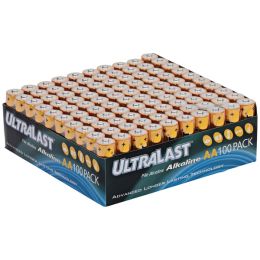 Ultralast Ula100aab Alkaline Aa Batteries 100 Pk