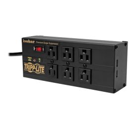 Tripp Lite 6-outlet Isobar Premium Surge Protector With 2 Usb Ports 10ft Cord