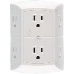 Ge 6-outlet In-wall Adapter
