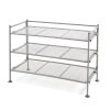 Iron 3-Tier Folding Shoe Rack