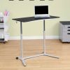 Modern Ergonomic Sit Down Stand Up Desk in Black Finish