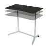 Modern Ergonomic Sit Down Stand Up Desk in Black Finish