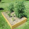 Western Red Cedar Wood 3-Ft x 6-Ft Raised Garden Bed Planter Kit - Made in USA