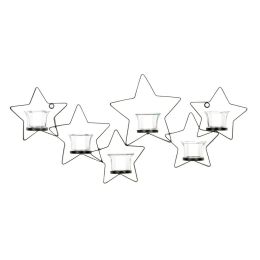 Beautiful Iron Cutout Star Wall Sconce